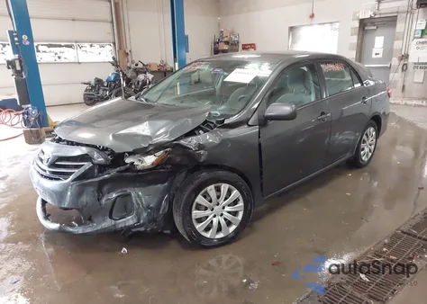 2013 Toyota Corolla Le from USA, damaged, VIN 2T1BU4EE0DC968023